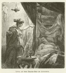 Livia en el lecho de muerte de Augusto de English School