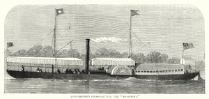 El barco de vapor de Livingstone, el "Ma-Robert" de English School