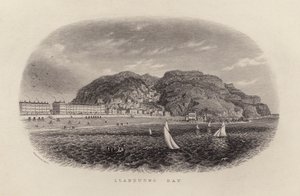 Bahía de Llandudno (grabado) de English School