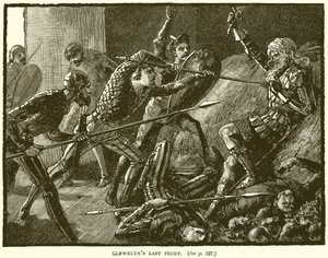 La última lucha de Llywelyn de English School