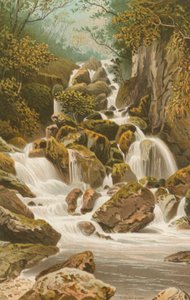 Cascadas de Lodore--Derwentwater de English School