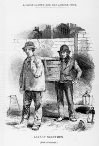Basureros nocturnos de Londres, ilustración de 