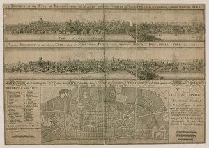 Londres, antes y después del Gran Incendio de English School