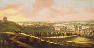 Londres desde Greenwich Hill, c.1680 de English School