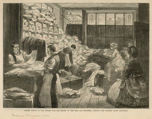 Oficina de Londres de la Sociedad para el alivio de los enfermos y heridos de English School