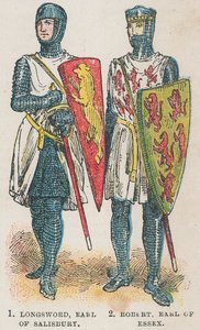 Longsword, Conde de Salisbury; Robert, Conde de Essex de English School
