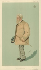 Lord Arthur Wrottesley, Un Par de Staffordshire, 20 de junio de 1895, caricatura de Vanity Fair de English School