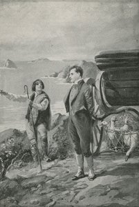 Lord Byron sale a cabalgar de English School