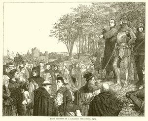 Lord Cobham en una Predicación Lollard, 1413