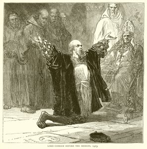 Lord Cobham ante los obispos, 1413