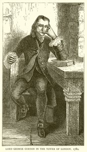 Lord George Gordon en la Torre de Londres, 1780 de English School