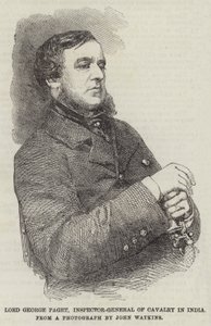 Lord George Paget, Inspector General de Caballería en India (grabado) de English School