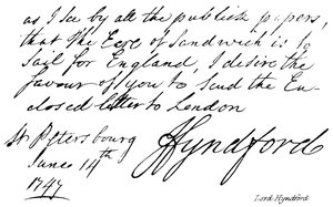Lord Hyndford de English School