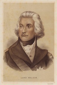 Lord Nelson (litografia en color) de English School