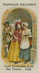 Lord Nithsdale desde la Torre, 1716 de English School