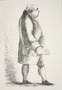 Lord North, facsímil de una impresión antigua de English School