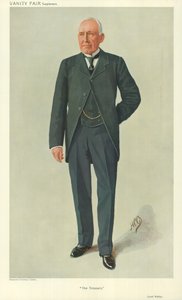 Lord Welby, El Tesoro, 10 de marzo de 1910, caricatura de Vanity Fair
