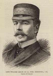 Lord William Leslie de la Poer Beresford, VC (grabado) de English School
