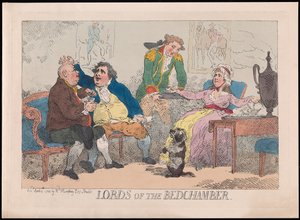 Lores de la Cámara de Dormir, pub. 1784 de English School