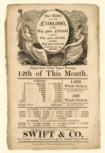 Anuncio de lotería de English School