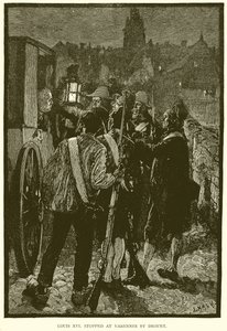 Luis XVI detenido en Varennes por Drouet de English School
