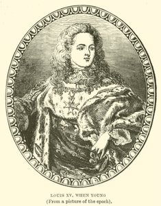 Luis XV cuando era joven de English School