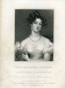 Louisa Catherine Osborne, duquesa de Leeds cuando marquesa de Carmarthen, 1830 de English School