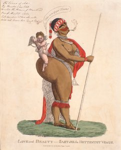 Amor y belleza - Sartjee la Venus Hotentote, 1810