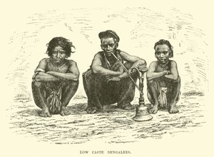 Bengalíes de casta baja de English School