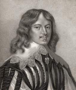 Lucius Cary, grabado por Bocquet, ilustración de 