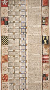 Crónica de la Historia del Mundo desde la Creación hasta Woden, con una Genealogía de Eduardo IV de English School