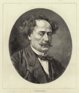 Alexandre Dumas (grabado) de English School