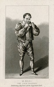 M Boai, el Cortador de Chin. Agosto de 1830, el Salón Egipcio de English School