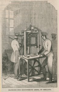Máquina para el registro de armas en Irlanda de English School