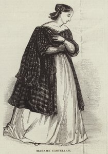 Madame Castellan (grabado) de English School