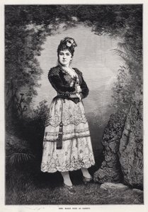 Madame Marie Roze como Carmen de English School