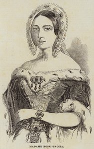 Madame Rossi-Caccia (grabado) de English School