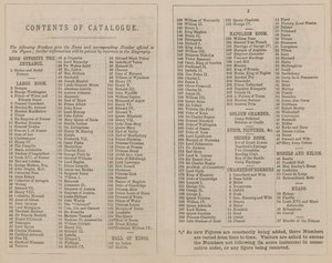 Catálogo de la Exposición de Madame Tussaud & Sons para 1875 de English School