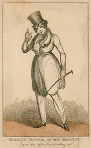 Madame Vestris como Don Giovanni
