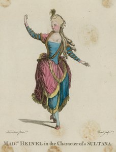 Madle Heinel en el personaje de una Sultana