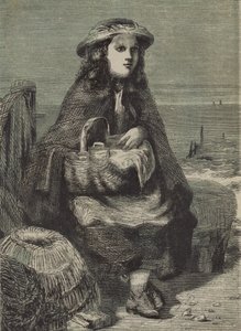 Maggie, la hija del pescador (grabado) de English School