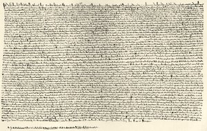 Carta Magna (tinta sobre vitela) de English School