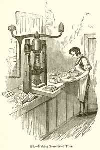 Fabricación de Azulejos Teselados de English School