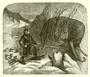 Mamut en el hielo