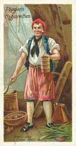 Cocinero del barco de guerra de English School