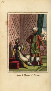 Hombre y mujer de Persia