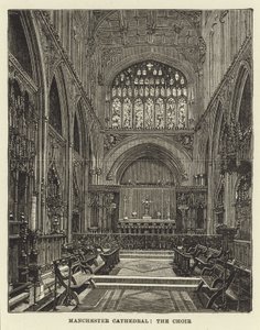 Catedral de Mánchester, el Coro de English School