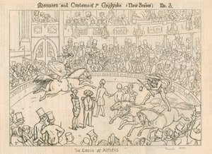 Modales y Costumbres de los Ingleses: El Circo en Astley (Anfiteatro de Astley), Londres de English School