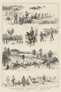 Maniobras del Primer Cuerpo de Ejército en y alrededor del Bosque de Wolmer, Hampshire de English School