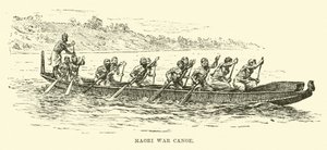 Canoa de guerra maorí de English School